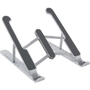 Dicota Höhenverstellbar Notebook-Ständer - 6 cm Höhe x 26,5 cm Breite x 16 cm Tiefe - Aluminiumlegierung, Silikon - Grau