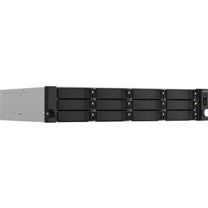 QNAP TS-1264U-RP-8G 12 x Total Bays SAN/NAS Storage System - 4 GB Flash Memory Capacity - Intel Celeron N5095 Quad-core (4