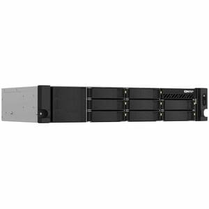 QNAP TS-864EU-8G 8 x Total de compartimentos Sistema de armazenamento SAN/NAS - 4 GB Flash Memory Capacity - Intel Celeron