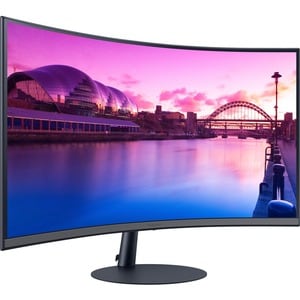 Samsung Essential S32C390EAE 32" Class Full HD Curved Screen LCD Monitor - 16:9 - Black, Dark Blue Gray - 32" Viewable - V