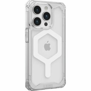 Urban Armor Gear Plyo Rugged Case for Apple iPhone 15 Pro Smartphone - Ice/White - Crystal Clear - Drop Resistant, Yellowi