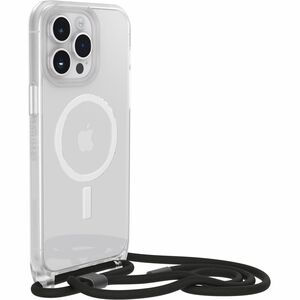 OtterBox React Carrying Case Apple iPhone 14 Pro Max Smartphone - Clear - Drop Resistant - Nylon, Plastic Body - Neck Strap