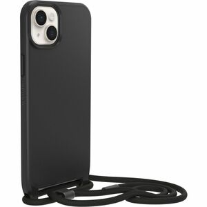 OtterBox React Carrying Case Apple iPhone 14 Plus Smartphone - Black - Drop Resistant - Nylon, Plastic Body - Neck Strap