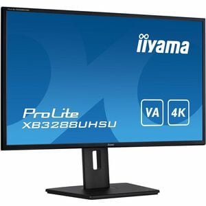 iiyama XB3288UHSU-B5 32 Zoll Class 4K UHD LED-Monitor - 16:9 Format - Mattschwarz - 80 cm (31,5 Zoll) Viewable - Vertical-