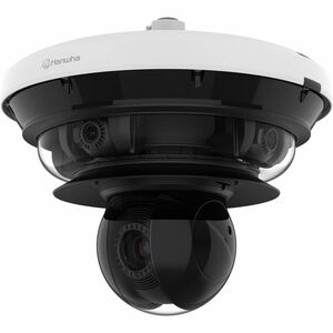 Wisenet PNM-C34404RQPZ 34 Megapixel Outdoor 4K Network Camera - Color - Dome - White - 656.17 ft Infrared Night Vision - H