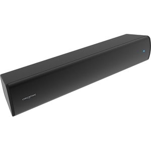 Creative Stage Air V2 2.0 Portable Bluetooth Sound Bar Speaker - 10 W RMS - Black - Desktop - 80 Hz to 20 kHz - Battery Re