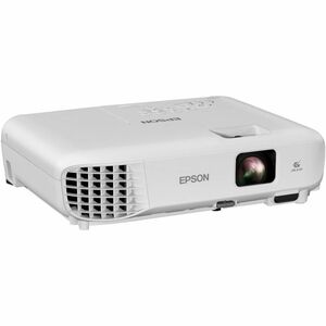 Epson EB-E01 3LCD Projector - 4:3 - White - 1024 x 768 - Front - 6000 Hour Normal Mode - 12000 Hour Economy Mode - XGA - 1