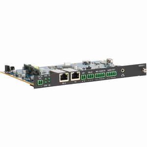 Harman NMX-ATC-N4321D-C Audio-over-IP Transceiver Card with Dante and AES67 - 2 x Network (RJ-45) - Twisted Pair - Power o