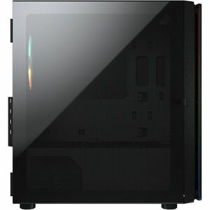 COUGAR Gabinete para computadora gamer - Mini ITX, Micro ATX Placa base admitida - Minitorre - Vidrio templado - Negro - 5