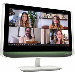 Poly Studio P P21 22" Class Webcam Full HD LCD Monitor - 16:9 - 21.5" Viewable - LED Backlight - 1920 x 1080 - 16.7 Millio