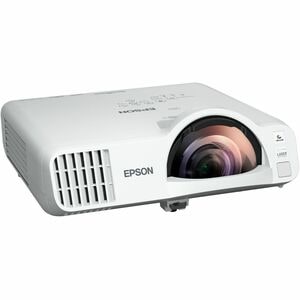 Epson EB-L210SW Short Throw 3LCD Projector - 16:10 - Wall Mountable, Ceiling Mountable, Portable, Tabletop - White - Front