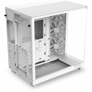 NZXT H6 Flow Computer Case - ATX Motherboard Supported - Mid-tower - Tempered Glass, Galvanized Cold Rolled Steel (SGCC) -