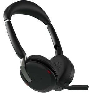 Jabra Evolve2 65 Flex Headset - Stereo - Wireless - Bluetooth - 98.4 ft - 20 Hz to 20 kHz - On-ear - Binaural - Supra-aura
