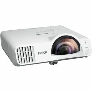 Epson EB-L210SF Short Throw 3LCD Projector - 16:9 - Wall Mountable, Ceiling Mountable, Portable, Tabletop - White - Front,