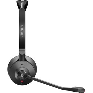 Jabra Engage 55 Wireless On-ear Stereo Headset - Black - Binaural - Open - 15000 cm - DECT - 40 Hz to 16 kHz - Noise Cance