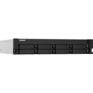 QNAP TS-832PXU-RP-4G 8 x Total de compartimientos Sistema de almacenamiento SAN/NAS - 512MB Flash Memory Capacity Alpine A