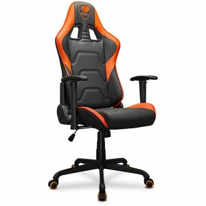 Sillón de Juego COUGAR Armor Elite CGR-ELI - Cuero PVC, Acero - Naranja, Negro