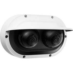 Cámara de red Wisenet PNM-7082RVD 2Megapíxel Exterior Full HD - Color - Cúpula - Blanco - 25m Infrarrojos Visión Nocturna 