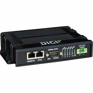 Digi 2 SIM Cellular, Ethernet Modem/Wireless Router - 4G - GSM 850, GSM 900, GSM 1800, GSM 1900 - LTE, EDGE, GPRS - 2 x Ne