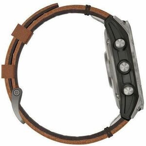 Garmin fēnix 7 Pro Smart Watch - Titanium Case Color - Chestnut Band Color - Titanium Body Material - Fiber Reinforced Pol