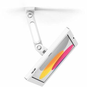 Compulocks iPad 10.9" 10th Gen Swell Enclosure Swing Wall Mount White - High-Grade Metal Enclosure, Tilt, Pan, and Swing f