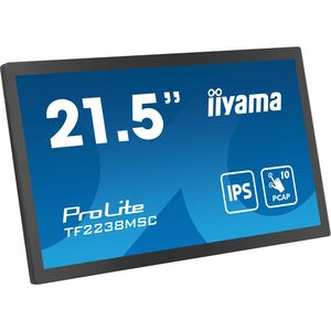 iiyama TF2238MSC-B1. Bildschirmdiagonale: 53,3 cm (21""), Display-Auflösung: 1920 x 1080 Pixel, HD-Typ: Full HD, Bildschir