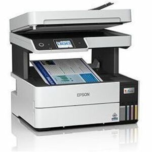 Epson L6490 Wired & Wireless EcoTank Inkjet Multifunction Printer - Colour - Copier/Fax/Printer/Scanner - 37 ppm Mono/23 p