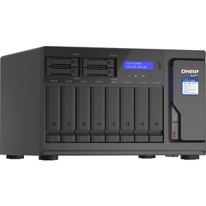 QNAP, QNAP TVS-H1288X-W1250-16G SAN/NAS Storage System - Intel Xeon W-1250 Hexa-core (6 Core) 3.30 GHz - 8 x HDD Supported