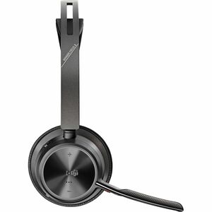 Poly Voyager Focus 2 Wired/Wireless On-ear, Over-the-head Stereo Headset - Black - Microsoft Teams Certification - Siri, G