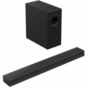 Panasonic HTB490 2.1 Bluetooth Sound Bar Speaker - 320 W RMS - Black - Wall Mountable - Tabletop - DTS Digital Surround - 