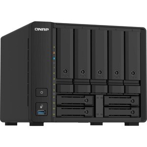 QNAP TS-932PX-4G 9 x Total de compartimientos Sistema de almacenamiento SAN/NAS - 512MB Flash Memory Capacity Alpine AL-32