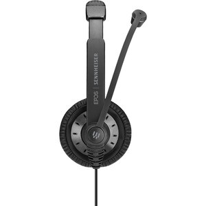 EPOS IMPACT SC 75 USB MS Wired On-ear Stereo Headset - Black - Binaural - Noise Cancelling, Uni-directional, Condenser, El