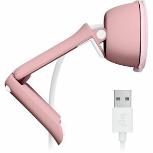 Webcam Logitech BRIO 100 - 2 Megapixel - 30 fps - Rosa - USB Tipo A - Full HD - 1920 x 1080 Video - Fuoco fisso - 58° Angl
