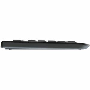 Clavier CHERRY KW 3000 - Sans fil Connectivité - USB 2.0 Type A Interface - Français - AZERTY Disposition - Noir - Dôme en