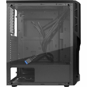 Vorago Gabinete para computadora gamer - ATX, ITX, Micro ATX, EATX Placa base admitida - Torre - Vidrio templado - 2 x Com