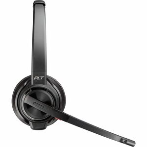 Poly Savi 8200 Office 8220 Wired/Wireless Over-the-head Stereo Headset - Black - Microsoft Teams Certification - Binaural 