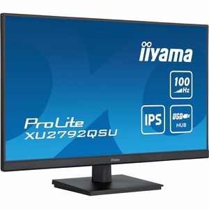 Moniteur LCD iiyama ProLite XU2792QSU-B6 27" Class WQHD - 16:9 - Noir mat - 68,6 cm (27") Viewable - Technologie IPS - LED