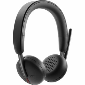 Dell WL3024 Wireless On-ear, Over-the-head Stereo Headset - Black - Microsoft Teams Certification - Siri, Google Assistant