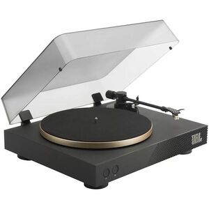 JBL SPINNER BT Bluetooth Turntable - Black - Belt Drive - 33.33, 45 rpm - Analog MagneticDie-cast Aluminum Platter, Alumin