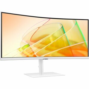 Samsung ViewFinity S6 S34C650TAU 34" Class UW-QHD Curved Screen LCD Monitor - 21:9 - Warm White - 86.4 cm (34") Viewable -