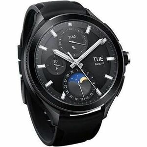 MI Watch 2 Pro Smart Watch - Black Case Color - Black Band Color - Stainless Steel Case Material - Fluoro Rubber Band Mate