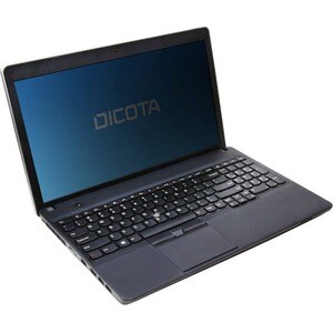 Dicota Secret Polyethylene Terephthalate (PET), Silicone Anti-glare Privacy Screen Protector - Black - For 33.8 cm (13.3")