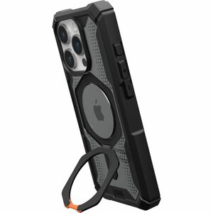 Urban Armor Gear Plasma XTE Case for Apple iPhone 15 Pro Smartphone - Black/Orange - Drop Resistant, Impact Resistant, Scr