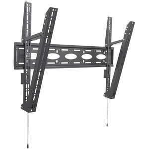 B-Tech BT9910 Wall Mount for Flat Panel Display, Mounting Collar, Pole - Black - Height Adjustable - 165.1 cm to 254 cm (1