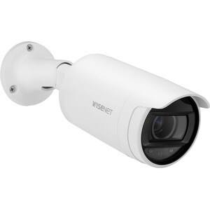 Cámara de red Wisenet ANO-L7082R 4Megapíxel - Color - Bala - Blanco - 30m Infrarrojos Visión Nocturna - H.264, H.265, MJPE