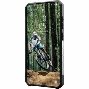 Urban Armor Gear Plasma Case for Samsung Galaxy S24+ Smartphone - Translucent Hexagonal Design - Ice - Drop Resistant, Imp