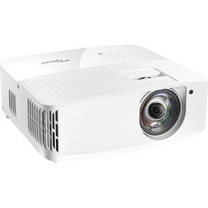 Optoma UHD35STx 3D Short Throw DLP Projector - 16:9 - Wall Mountable - White - High Dynamic Range (HDR) - Front - 2160p - 