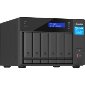 QNAP - 1 x Intel Core i3 i3-12100 Quad-core (4 Core) - 6 x HDD Supported - 0 x HDD Installed - 6 x SSD Supported - 0 x SSD