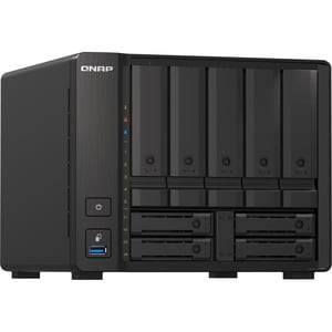 QNAP - AMD Ryzen V1500B Quad-core (4 Core) 2.20 GHz - 9 x HDD Supported - 0 x HDD Installed - 9 x SSD Supported - 0 x SSD 