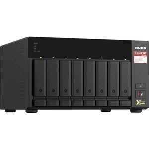 QNAP TS-873A-8G SAN/NAS Storage System - AMD Ryzen V1500B Quad-core (4 Core) 2.20 GHz - 8 x HDD Supported - 0 x HDD Instal